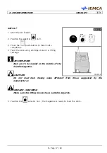 Preview for 93 page of IEMCA SIR 52 P Manual For Use And Maintenance