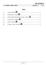 Preview for 121 page of IEMCA SIR 52 P Manual For Use And Maintenance