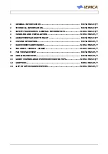 Предварительный просмотр 5 страницы IEMCA SIR52 MS52 F Manual For Use And Maintenance