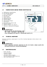 Предварительный просмотр 10 страницы IEMCA SIR52 MS52 F Manual For Use And Maintenance