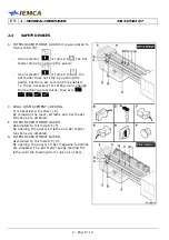 Предварительный просмотр 16 страницы IEMCA SIR52 MS52 F Manual For Use And Maintenance