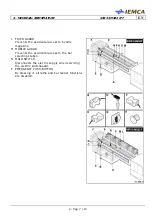 Предварительный просмотр 17 страницы IEMCA SIR52 MS52 F Manual For Use And Maintenance