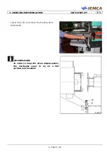 Предварительный просмотр 37 страницы IEMCA SIR52 MS52 F Manual For Use And Maintenance