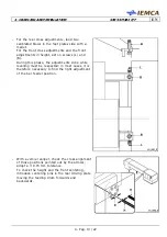 Предварительный просмотр 41 страницы IEMCA SIR52 MS52 F Manual For Use And Maintenance