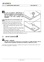 Предварительный просмотр 48 страницы IEMCA SIR52 MS52 F Manual For Use And Maintenance