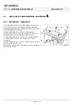 Предварительный просмотр 52 страницы IEMCA SIR52 MS52 F Manual For Use And Maintenance