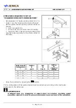 Предварительный просмотр 58 страницы IEMCA SIR52 MS52 F Manual For Use And Maintenance