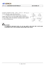 Предварительный просмотр 60 страницы IEMCA SIR52 MS52 F Manual For Use And Maintenance