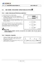 Предварительный просмотр 64 страницы IEMCA SIR52 MS52 F Manual For Use And Maintenance