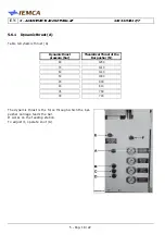 Предварительный просмотр 68 страницы IEMCA SIR52 MS52 F Manual For Use And Maintenance