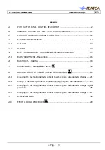 Предварительный просмотр 73 страницы IEMCA SIR52 MS52 F Manual For Use And Maintenance