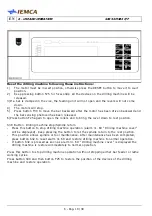 Предварительный просмотр 82 страницы IEMCA SIR52 MS52 F Manual For Use And Maintenance