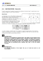 Предварительный просмотр 88 страницы IEMCA SIR52 MS52 F Manual For Use And Maintenance