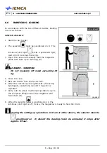 Предварительный просмотр 90 страницы IEMCA SIR52 MS52 F Manual For Use And Maintenance