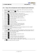 Предварительный просмотр 95 страницы IEMCA SIR52 MS52 F Manual For Use And Maintenance