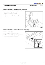 Предварительный просмотр 109 страницы IEMCA SIR52 MS52 F Manual For Use And Maintenance