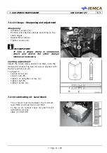 Предварительный просмотр 113 страницы IEMCA SIR52 MS52 F Manual For Use And Maintenance