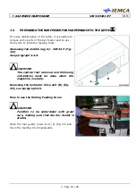 Предварительный просмотр 121 страницы IEMCA SIR52 MS52 F Manual For Use And Maintenance