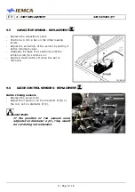 Предварительный просмотр 138 страницы IEMCA SIR52 MS52 F Manual For Use And Maintenance