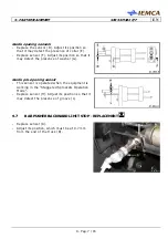 Предварительный просмотр 139 страницы IEMCA SIR52 MS52 F Manual For Use And Maintenance