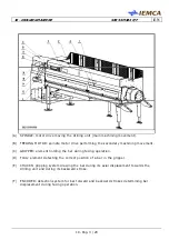 Предварительный просмотр 151 страницы IEMCA SIR52 MS52 F Manual For Use And Maintenance