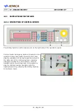 Предварительный просмотр 158 страницы IEMCA SIR52 MS52 F Manual For Use And Maintenance