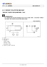 Предварительный просмотр 196 страницы IEMCA SIR52 MS52 F Manual For Use And Maintenance