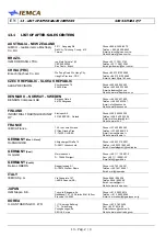 Предварительный просмотр 210 страницы IEMCA SIR52 MS52 F Manual For Use And Maintenance