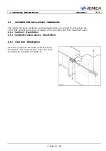 Предварительный просмотр 27 страницы IEMCA SMART 316 Manual For Use And Maintenance