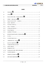 Предварительный просмотр 33 страницы IEMCA SMART 316 Manual For Use And Maintenance