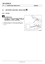 Preview for 48 page of IEMCA SMART 316 Manual For Use And Maintenance