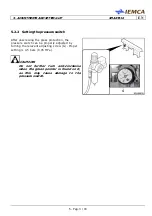 Preview for 59 page of IEMCA SMART 316 Manual For Use And Maintenance