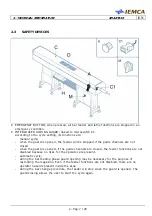 Предварительный просмотр 19 страницы IEMCA Smart 320 Tp Manual For Use And Maintenance