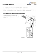 Предварительный просмотр 29 страницы IEMCA Smart 320 Tp Manual For Use And Maintenance