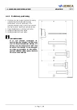 Предварительный просмотр 43 страницы IEMCA Smart 320 Tp Manual For Use And Maintenance