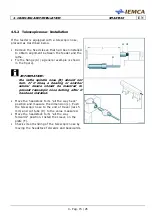 Предварительный просмотр 51 страницы IEMCA Smart 320 Tp Manual For Use And Maintenance