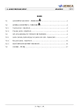 Предварительный просмотр 63 страницы IEMCA Smart 320 Tp Manual For Use And Maintenance