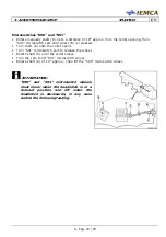 Предварительный просмотр 81 страницы IEMCA Smart 320 Tp Manual For Use And Maintenance