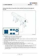 Предварительный просмотр 85 страницы IEMCA Smart 320 Tp Manual For Use And Maintenance