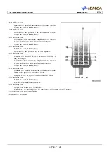 Предварительный просмотр 89 страницы IEMCA Smart 320 Tp Manual For Use And Maintenance