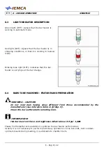 Предварительный просмотр 90 страницы IEMCA Smart 320 Tp Manual For Use And Maintenance