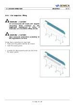 Предварительный просмотр 95 страницы IEMCA Smart 320 Tp Manual For Use And Maintenance