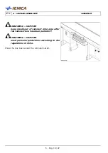 Предварительный просмотр 98 страницы IEMCA Smart 320 Tp Manual For Use And Maintenance