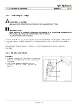 Предварительный просмотр 109 страницы IEMCA Smart 320 Tp Manual For Use And Maintenance