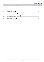 Предварительный просмотр 111 страницы IEMCA Smart 320 Tp Manual For Use And Maintenance