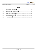Предварительный просмотр 115 страницы IEMCA Smart 320 Tp Manual For Use And Maintenance