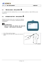 Предварительный просмотр 116 страницы IEMCA Smart 320 Tp Manual For Use And Maintenance