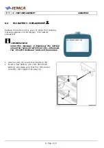 Предварительный просмотр 118 страницы IEMCA Smart 320 Tp Manual For Use And Maintenance