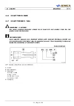 Предварительный просмотр 137 страницы IEMCA Smart 320 Tp Manual For Use And Maintenance