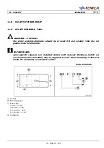 Предварительный просмотр 139 страницы IEMCA Smart 320 Tp Manual For Use And Maintenance